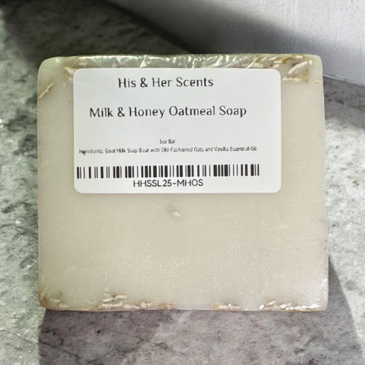 Milk & Honey Oatmeal Soap – Goat Milk, Oats & Vanilla for Soft, Nourished Skin