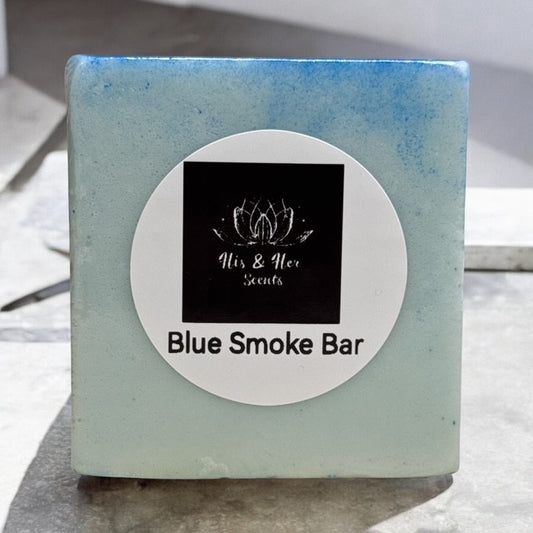 Blue Smoke Bar – Goat Milk Soap with Teakwood, Bay Rum & Sweet Tobacco