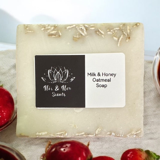 Milk & Honey Oatmeal Soap – Goat Milk, Oats & Vanilla for Soft, Nourished Skin