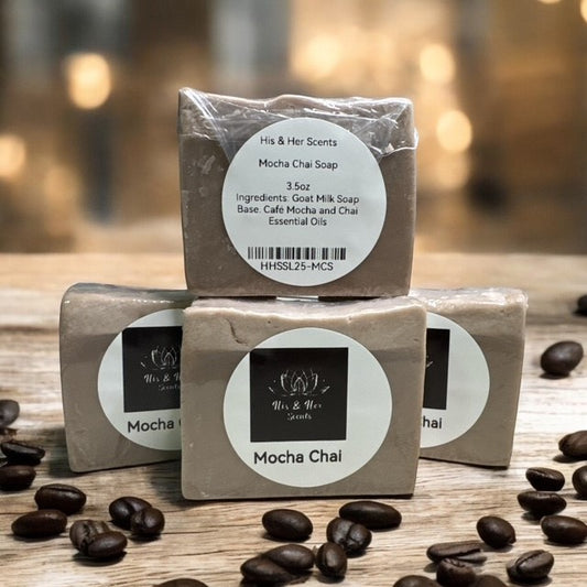 Mocha Chai Soap – Goat Milk Soap with Café Mocha & Chai Essential Oils