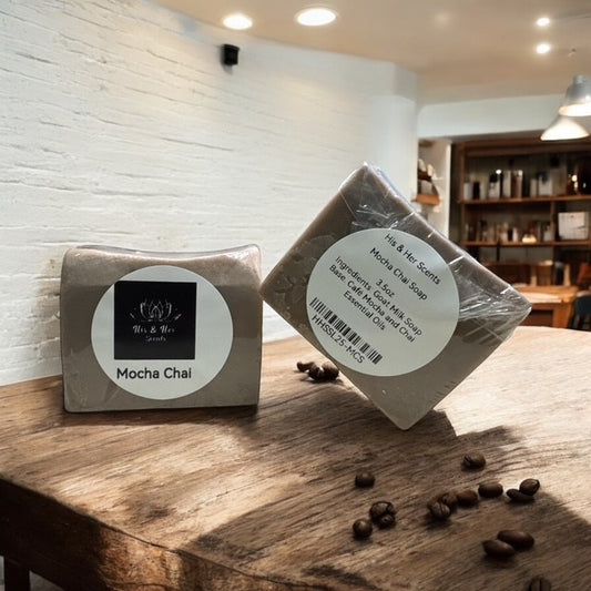 Mocha Chai Soap – Goat Milk Soap with Café Mocha & Chai Essential Oils