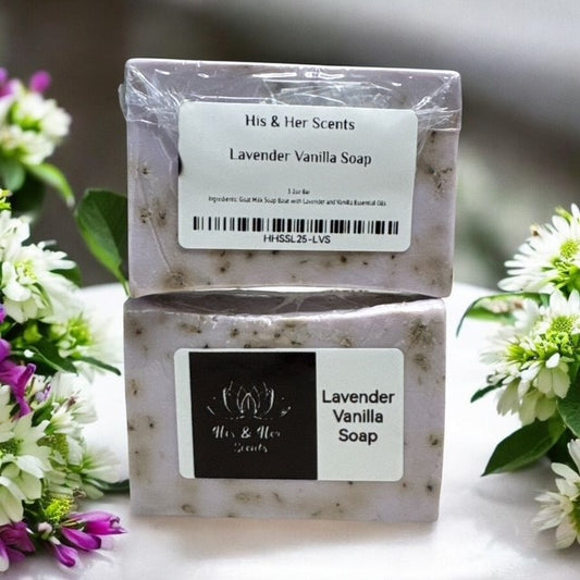 Lavender Vanilla Soap – Goat Milk Base with Calming Essential Oils