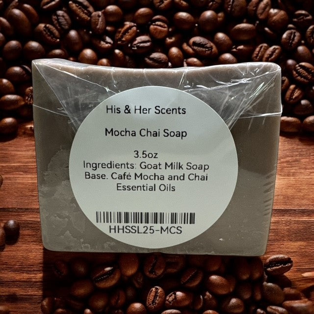 Mocha Chai Soap – Goat Milk Soap with Café Mocha & Chai Essential Oils
