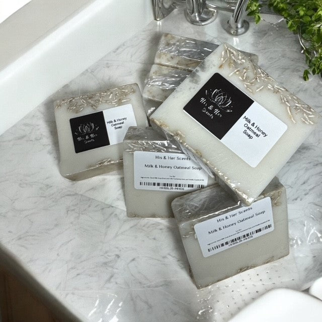 Milk & Honey Oatmeal Soap – Goat Milk, Oats & Vanilla for Soft, Nourished Skin